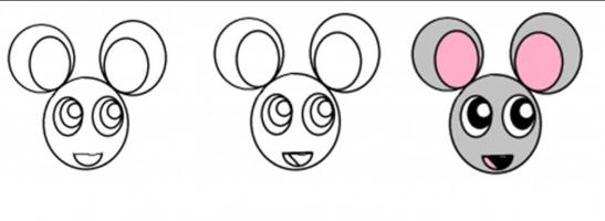 איך לצייר עכבר: שני כיתות אמן