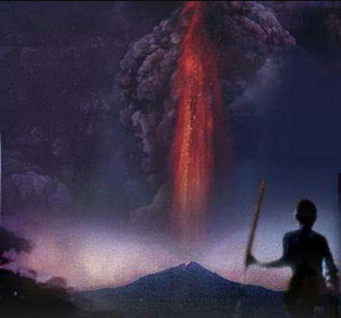 פיצוץ של הר הגעש טובא