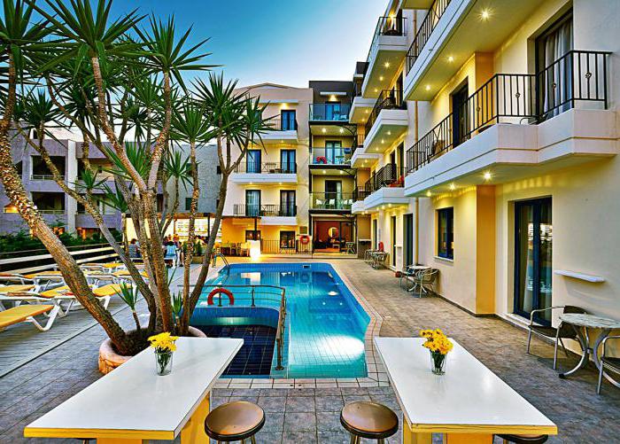 מאנוס מריה Hotel & Apartments 4 * (יוון, כרתים): תיאור, מתקנים, חוות דעת