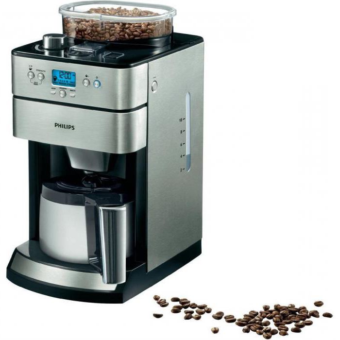 Philips coffee maker: מדריך למשתמש, ביקורות, תמונות
