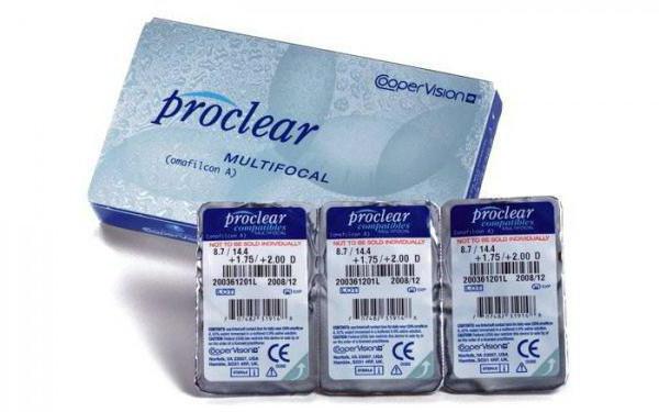 עדשות מגע proclear 6 יח '.